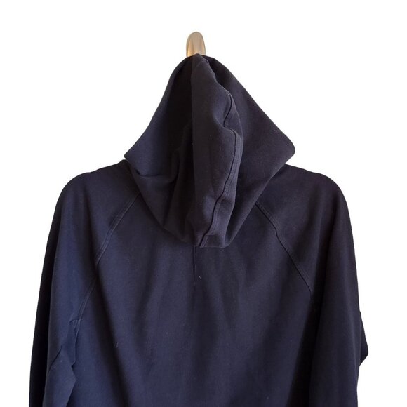Lululemon Men's Sweatshirt Medium Blue Navy City Sweat Full Zip Hoodie Pockets - Picture 7 of 9